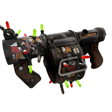 Festivized Carpet Bomber Stickybomb Launcher