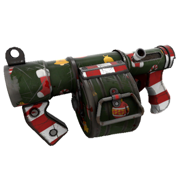 Smissmas Village Stickybomb Launcher (Battle Scarred)