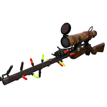 Strange Festivized Dressed to Kill Sniper Rifle (Well-Worn)