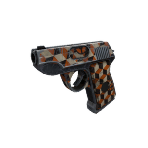 Strange Unusual Professional Killstreak Merc Stained Pistol (Well-Worn)