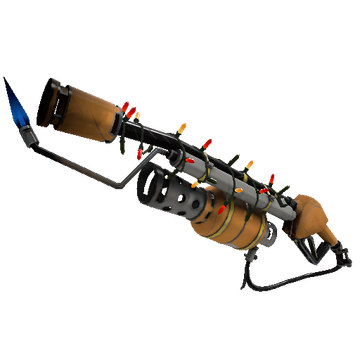 Unusual Festivized Killstreak Turbine Torcher Flame Thrower (Minimal Wear)