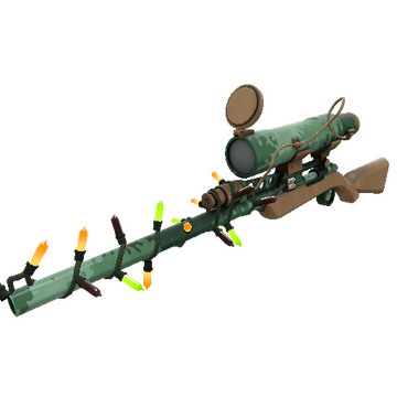 Unusual Festivized Professional Killstreak Alpine Sniper Rifle (Factory New)