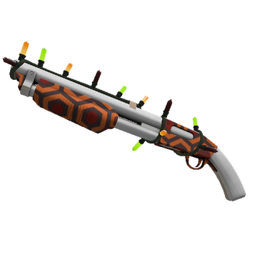 Unusual Festivized Professional Killstreak Cabin Fevered Shotgun (Factory New)