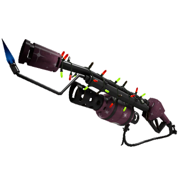 Unusual Festivized Professional Killstreak Star Crossed Flame Thrower (Factory New)