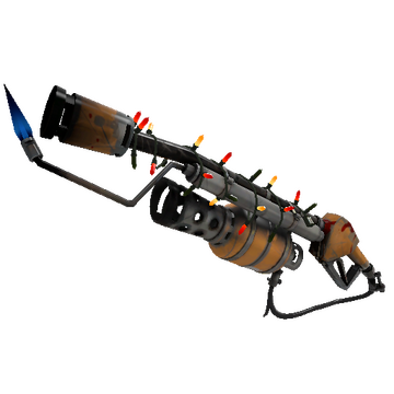 Unusual Festivized Professional Killstreak Turbine Torcher Flame Thrower (Field-Tested)