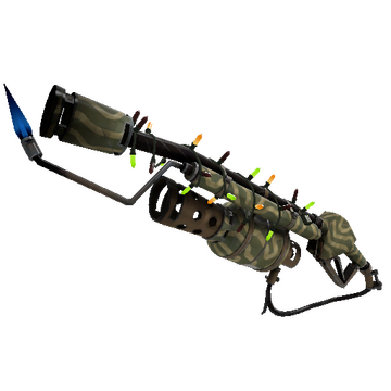 Unusual Festivized Specialized Killstreak Forest Fire Flame Thrower (Minimal Wear)