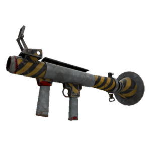 Unusual Killstreak Hazard Warning Rocket Launcher (Battle Scarred)