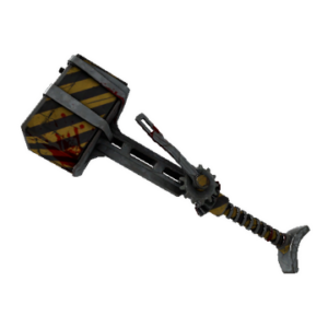 Unusual Professional Killstreak Hazard Warning Powerjack (Battle Scarred)